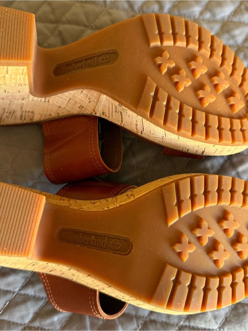 Brand New -- Timberland Women’s Cognac Double-Band Platform Roslyn Slide - Picture 3 of 6